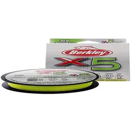 Berkley X5 Geflochtene Schnur, Fluro Grün