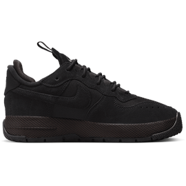 Nike Air Force 1 Wild Sneaker, Black Black Velvet Brown Zeder, 42.5 EU
