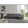 altdecor Eckcouch Cord 5-Sitzer Dunkelgrau
