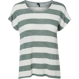 Vero Moda VMWIDE STRIPE SL TOP GA JRS NOOS Grün XS