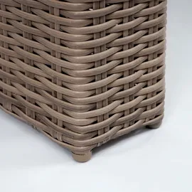 MCW Poly-Rattan Garnitur 7-tlg. Beige/Grau