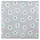 sovie HOME Weihnachtsserviette Snowflakes in Silber-Türkis aus Linclass® Airlaid, 40 x 40 cm, 12 Stück