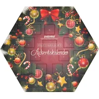 Pajoma Teelicht Adventskalender sechseckig, 24 Teelichte in 6 versch.