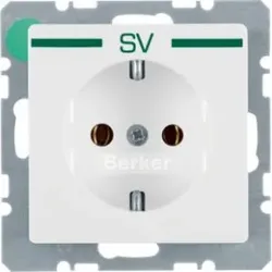 Berker 47436039 Steckdose SCHUKO m Druck grü Q.x pw