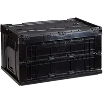 Relaxdays Klappbox 58,5 x 39,5 x 32,5 cm 1-tlg. schwarz