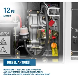 Hyundai Diesel Generator DHY8600SE-T D