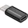 goobay USB-C auf Micro USB 2.0 Adapter Schwarz/Grau