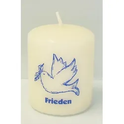 Kopschitz Kerzen Kerze Friedenstaube, christliche Weihnachtskerze, 6 x 5 cm