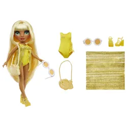 Rainbow High Swim&Style Fashion Doll- Sunny (Yellow)