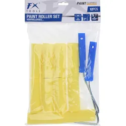 Malerset Farbrolle Farbwalze 12-tlg. 2 Roller 10 Walzen Maler Streichen Lack