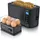 Arendo Langschlitz-Toaster Schwarz