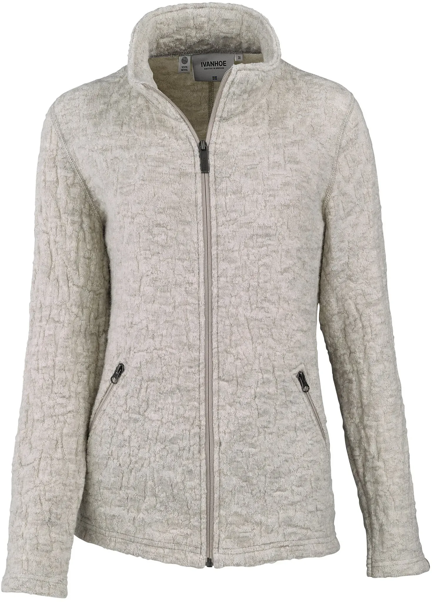 Ivanhoe Jacke Tuva Jaquard, naturmelange, 46