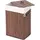 MCW Wäschekorb MCW-C21, Laundry Wäschebox Wäschesammler Wäschebehälter Wäschetonne, 61x43x32cm 70l braun
