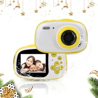 Digitalkamera für Kinder, Kinderkamera mit Bluetooth- und Taschenlampenfunktion.1000mAH, wasserdicht, Drop Resistance Kinderkamera, HD 2.0Inches Bildschirmkamera Kinder.(Gelb)