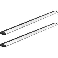 Norauto 3XXL flügelförmige, aerodynamische Aluminium-Dachgepäckträgerholme, 150 c
