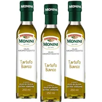 3x Monini Tartufo Bianco Extra Natives Olivenöl Weißer Trüffel Geschmack 250ml