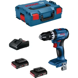 Bosch GSB 18V-45 Professional inkl. 2 x 2 Ah + L-Boxx 06019K3303