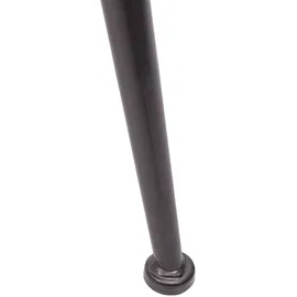 Mendler Barhocker HWC-H10f, Barstuhl Tresenhocker Drehhocker, höhenverstellbar Industrial Wildleder-Optik ~ vintage braun