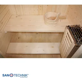 SANOTECHNIK Fasssauna LINDHOLM 1-2 P. 128,2 x 120 x 194 cm