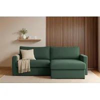 Fun Möbel Ecksofa Sofa BENDIK Stoff, Ottomane Rechts,