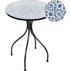 Beliani Bistrotisch 60 x 60 x 60 cm Schwarz