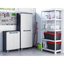 KIS Linear Low Kleiderschrank Verstellbar 68 x 90h Farbe Kis Grau