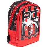 COFI 1453 A.C. Milan Fan Rucksack 27 cm Ideal für Schule und Ausflüge mit A.C. Milan-Motiven