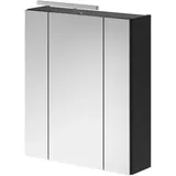 inn.furn Spiegelschrank schwarz 60 x 70 cm,