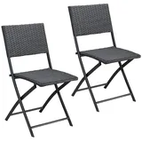 CASARIA Campingstuhl Rom Schwarz