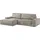 OTTO home Ecksofa Cord 2-Sitzer Grau