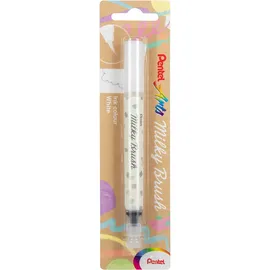 Pentel Milky Brush Pinselstift 1 St. weiß