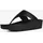 FitFlop Damen Lulu Toe Post - Leather Zehenstütze Sandalen, Schwarz Schwarz 001, 39