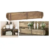 ib laursen Ziegel Form 2-fach UNIKA Holz Box Kiste Regal Aufbewahrung Deko Top - Braun