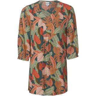 Viskose-Bluse, Druck jade, 36