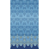 BASSETTI RAGUSA Foulard aus 100% Baumwolle in der Farbe Blau B1, Maße: 180x270 cm