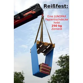 JUNOPAX Papiertischdecke 50m x 1,00m Weiß