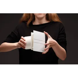 Cata E 150 GT Bad-Abzieher, Timer, 21 W, weißes Glas