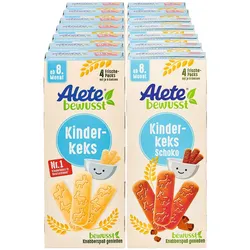 Alete bewusst Kinderkekse 180g sortiert, 14er Pack