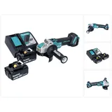 Makita DGA 521 RTX1 Akku Winkelschleifer 18 V 125 mm X-LOCK Brushless + 2x Akku 5,0 Ah + Ladegerät