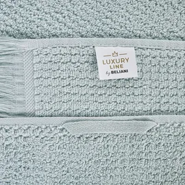 Beliani ATIU Handtuchset 2-tlg. mintgrün