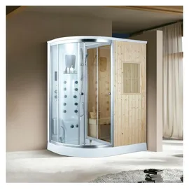 purehaven Dampfdusche Montana I inkl. Saunafunktion 170x100cm