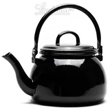 Münder Wasserkessel Wasserkocher Teekessel Retro Design schwarz Top landshop24