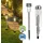Cepewa LED Solar Gartenstecker silber 36 cm