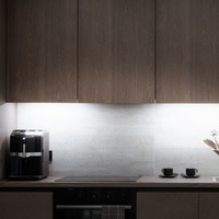 Unterbaulampe Schrankleuchte Lichtleiste Küchenlampe weiß 1 flammig LED L 60 cm