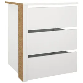 VCM Catania Schubladeneinsatz 3 Schubladen 57 cm bis 120 cm