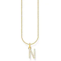 Thomas Sabo Buchstabenkette N Gold/Silber