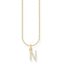 Thomas Sabo Buchstabenkette N Gold/Silber