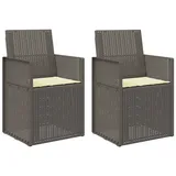 vidaXL Gartenstuhl 1 St.  grau