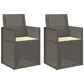 vidaXL Gartenstuhl 1 St.  grau