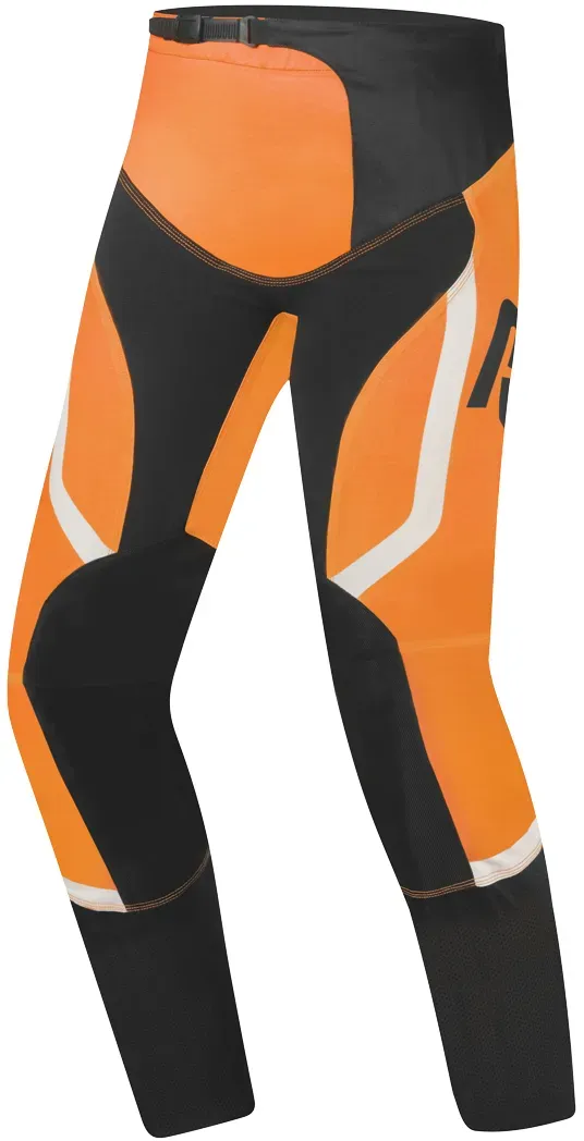 Bogotto Ares-MTN Motocross Hose, schwarz-weiss-orange, Größe 36 für Männer